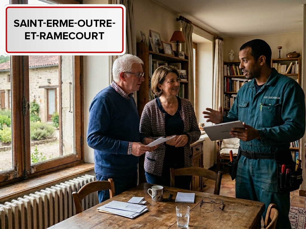 Installation de pompe à chaleur à Saint-Erme-Outre-et-Ramecourt (02820) dans l'Aisne